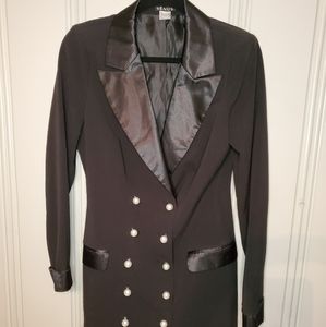 Womens Black Suit Dress
